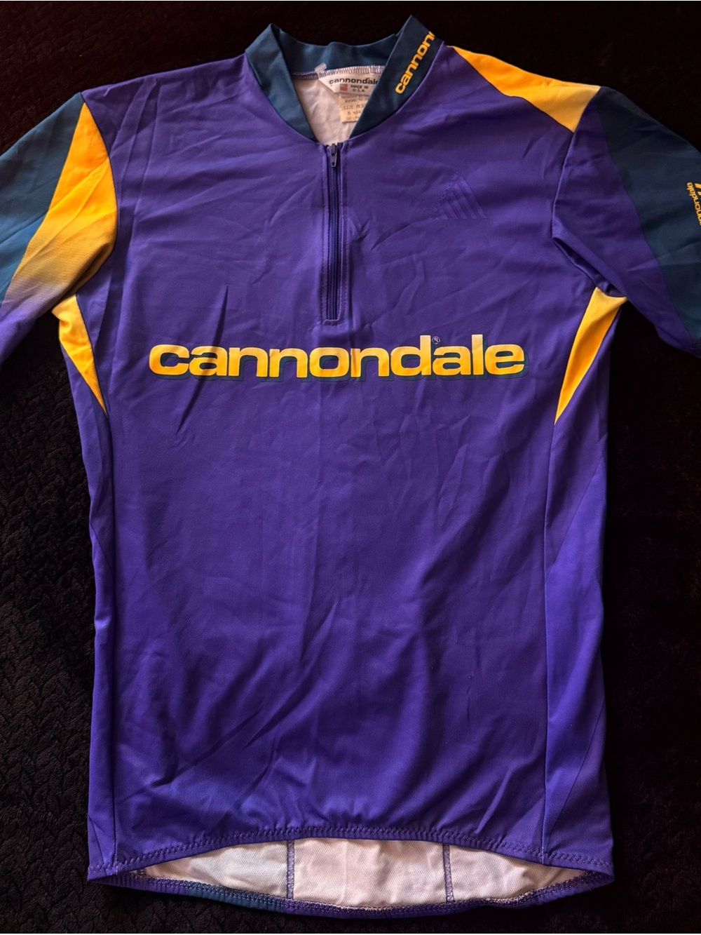 Cannondale Men’s/ WomenPurple & Yellow Cycling Jersey